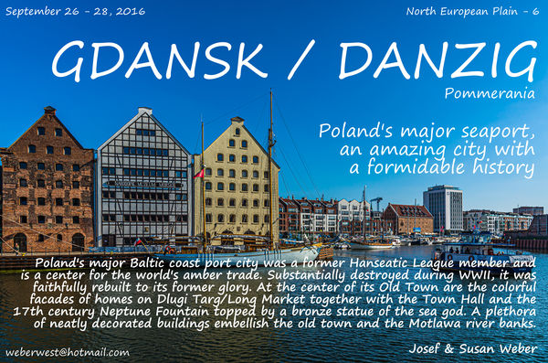 1 - Intro of Gdansk on a background of an image of...