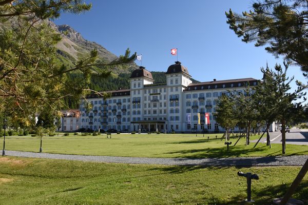 Our hotel- The Grand Hotel Kempinski Des Bains...
