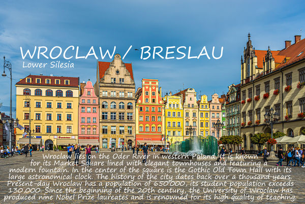 1 - Title page for Wroclaw/Breslau with a brief in...