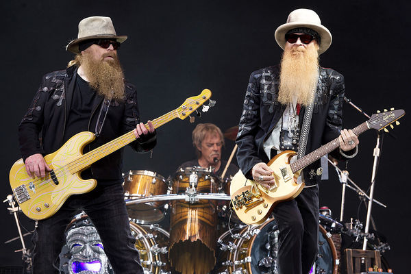 Dusty Hill on the left, and Billy Gibbons...
