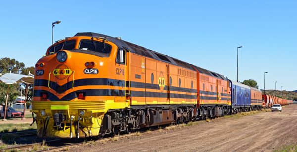 CLP16 on stop-over in Alice Springs during ballast...