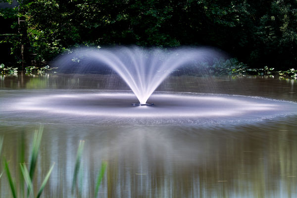 Lake Fountain at f/8 with an 8 second Exposure wit...