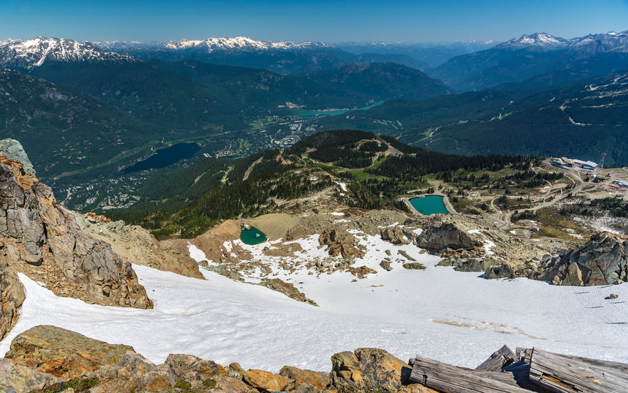 3 - View from descending Express Peak chair lift: ...