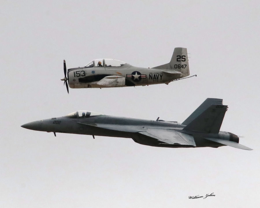 F-18 & T-28...