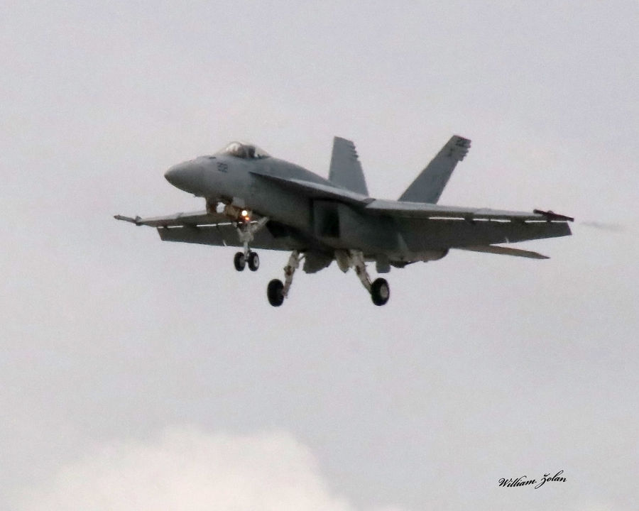 F-18 on approach...