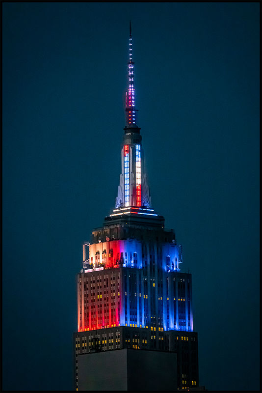 our empire state bldg on the 4th of July at 600 mm...