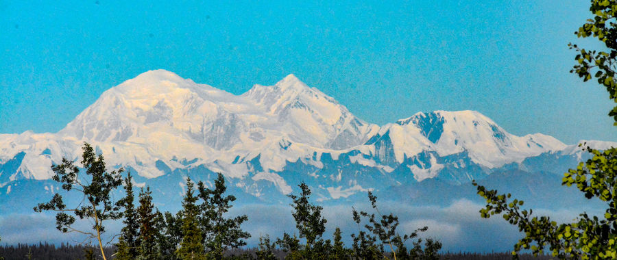 Rare view of Denali (Mt. McKinley) in all its glor...