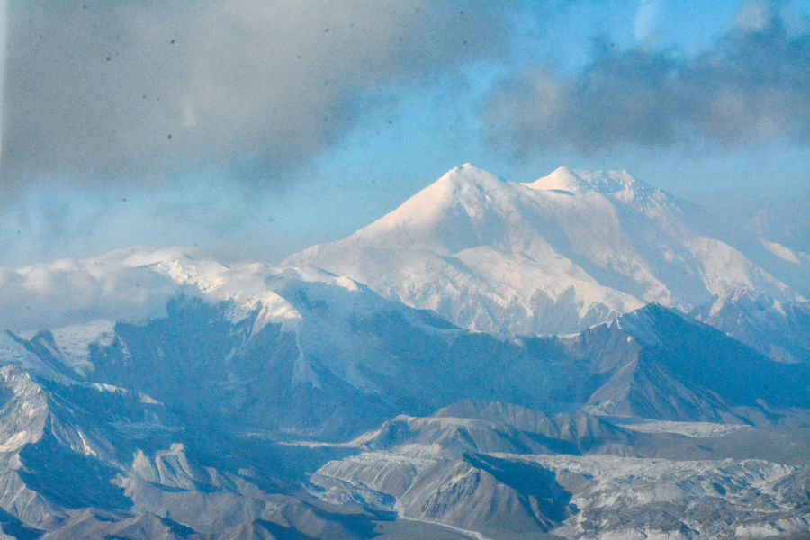 Another view of Denali, from the plane out of Kant...