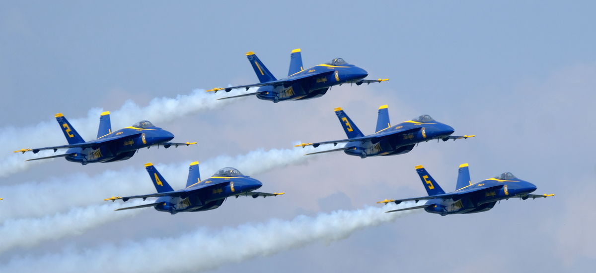 Blue Angels at the July 4 Kansas City Airshow...