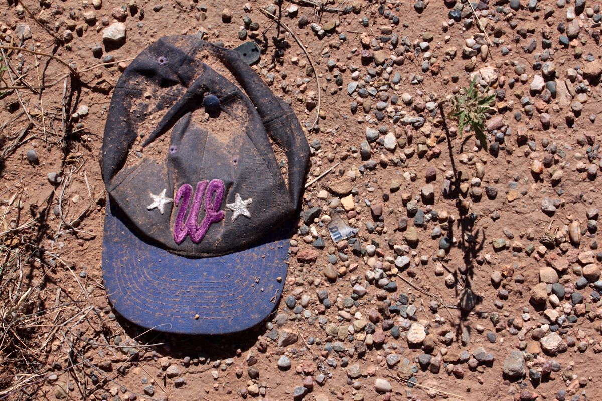 Washington Senators Hat found along a Lake shore....