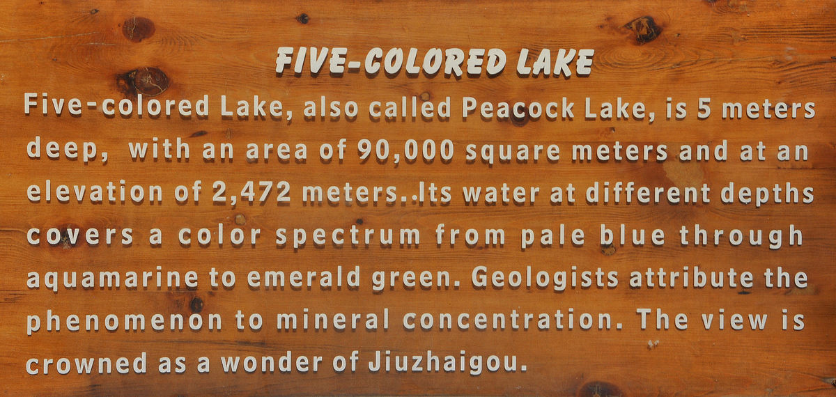 C - Description of the Five-Colored Lake or Pond, ...
