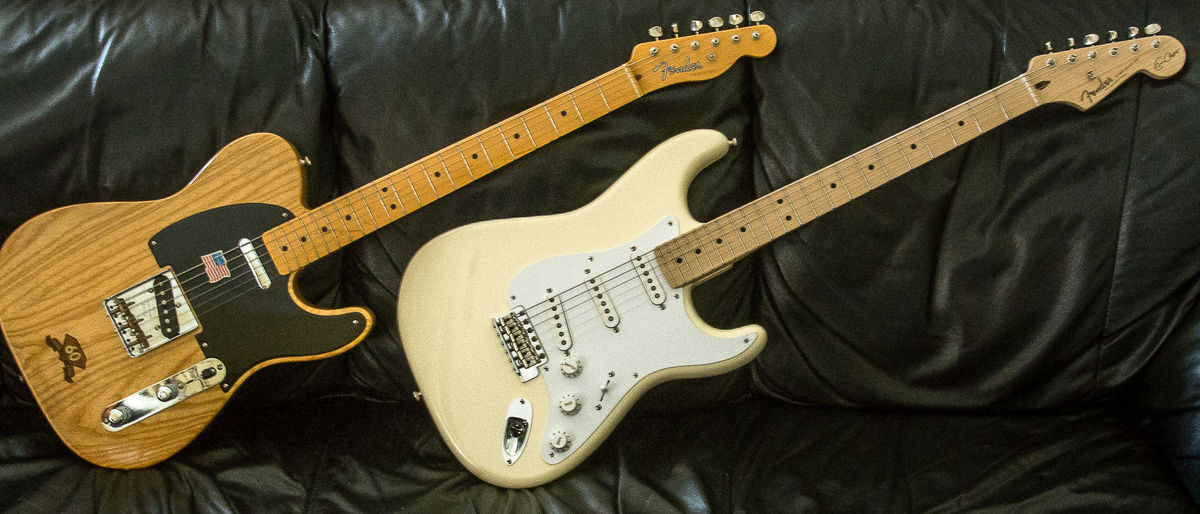 60th Anniversary Telecaster and Eric Clapton Strat...
