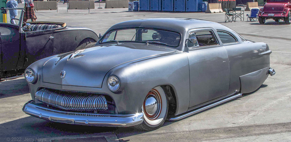 5.  1951 Ford, chopped, clammed, & customized...