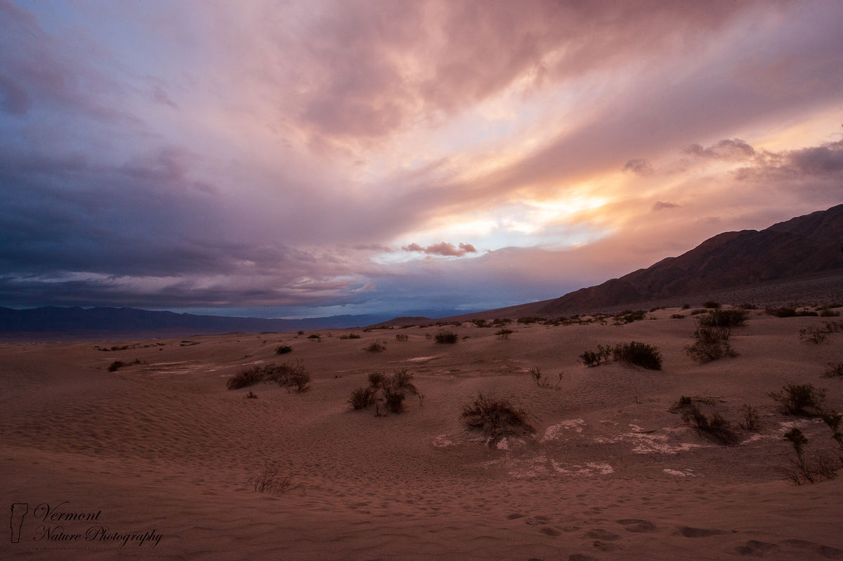 Sunset in Death Valley...