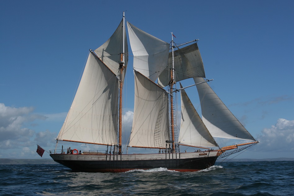 top sail schooner...