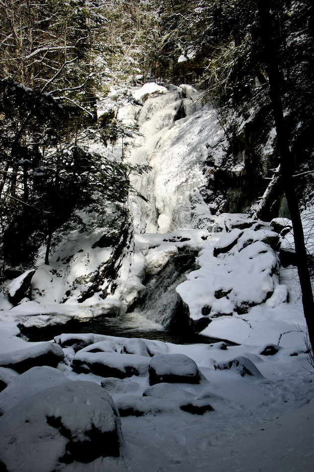 Frozen Wahconah Falls Dalton, Ma....