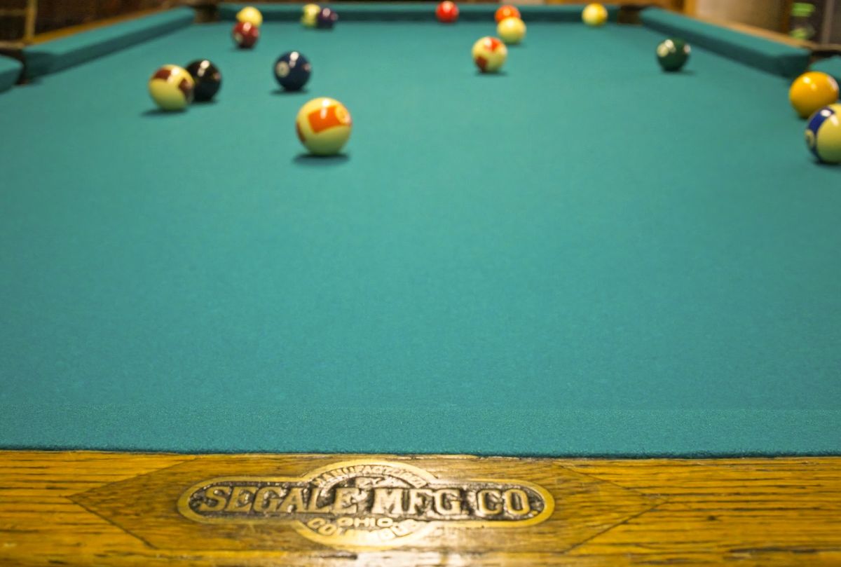 Old Pool Table from a Columbus Pool Hall...