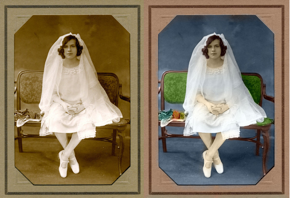 1. My Mom's Confirmation in 1923...