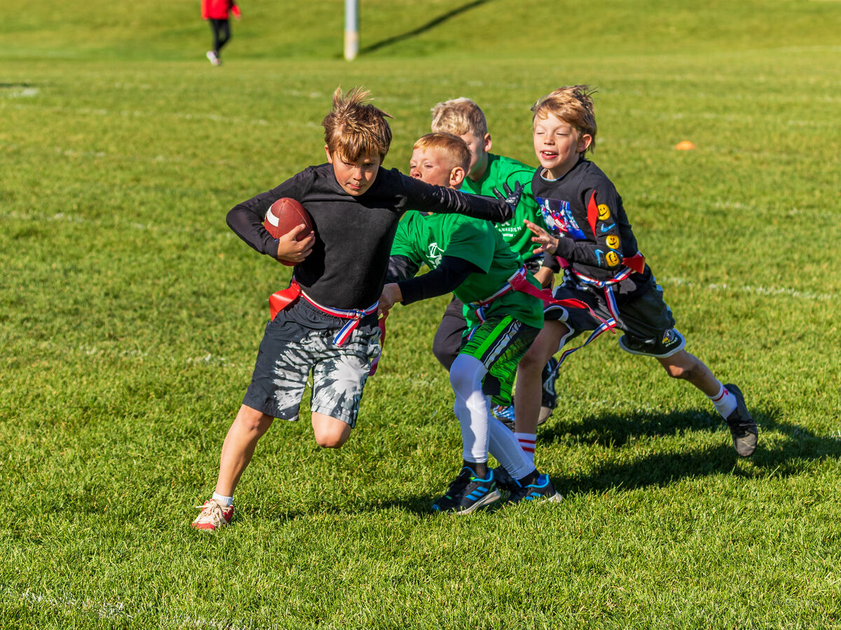 Flag Football Who says it isn’t a serious contact sport?