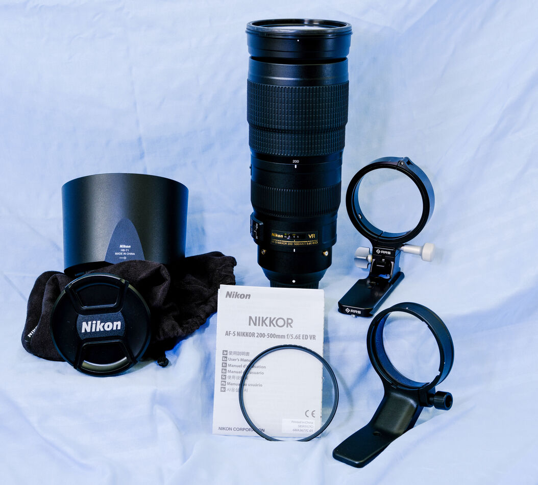 Item 1.  AF-S 200-500 f/5.6 E ED IF VR.  This incl...