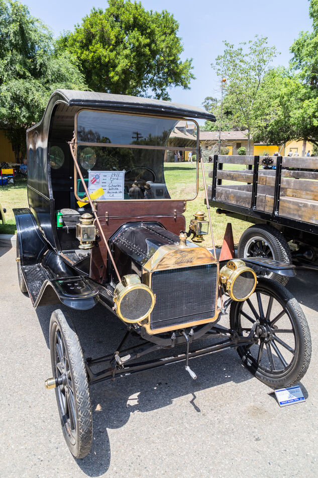 1911 Model T panel delivery truck of the type that...
