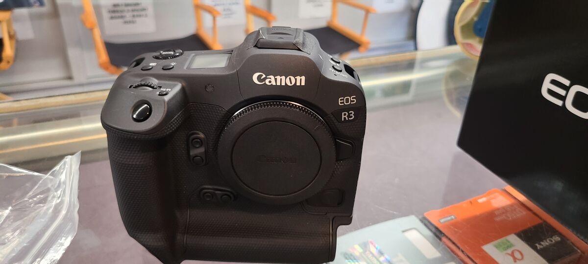 Canon R3s: I have 2 Canon R3's used. Extremely low shutter count. 5200