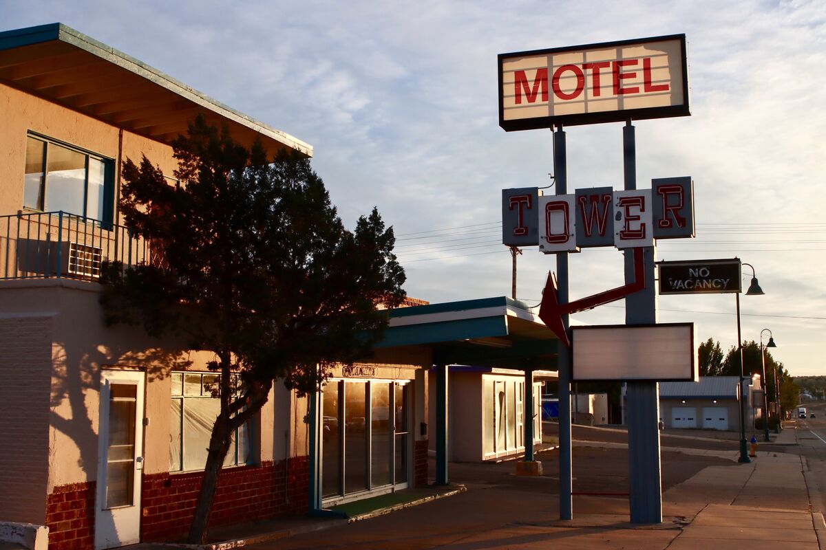 Need a place to stay? Hotels along Route 66. Santa Rosa, New Mexico.