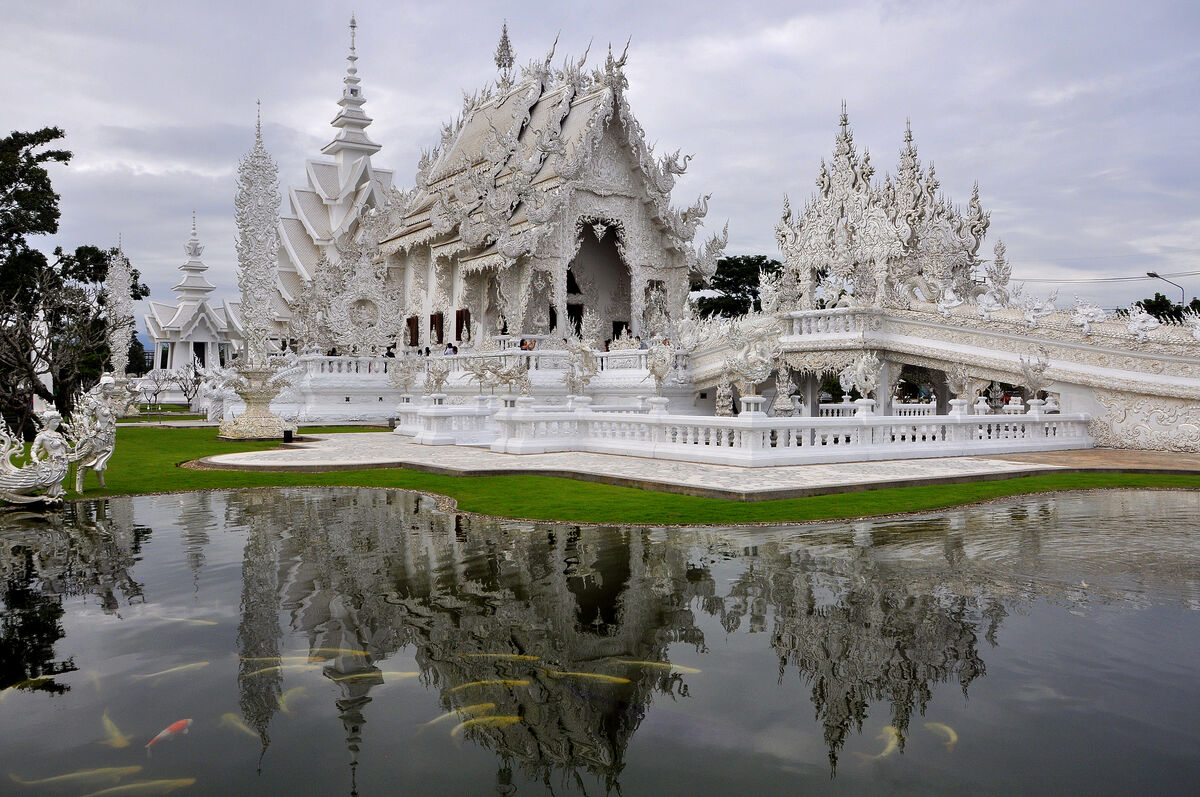 7 - Chiang Rai: Wat Rong Khun (The White Temple), ...