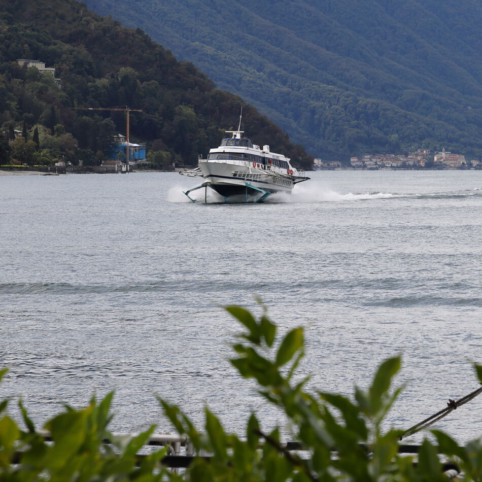 Hydrofoil Lake Como Italy Hydrofoil Lake Como Italy...
