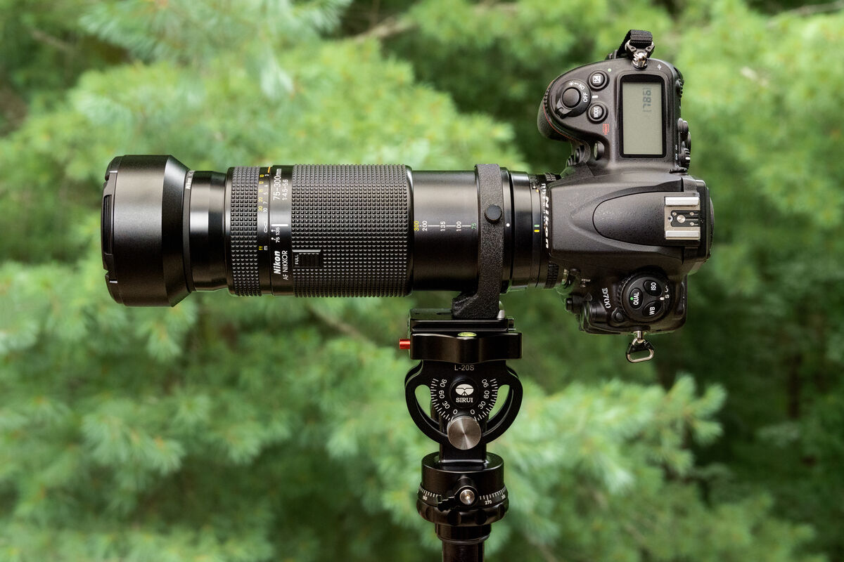 Nikon D700 with an AF 75-300mm f/4.5-5.6 Nikkor us...