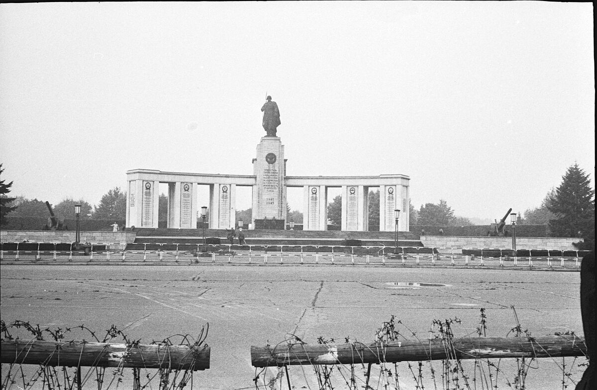 Soviet War Memorial in West Berlin. They were the ...