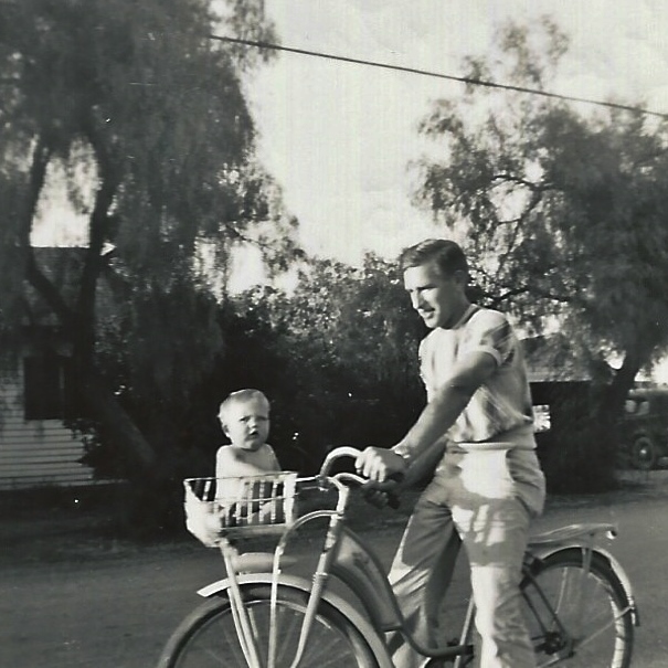 Dad and I circa ?????  maybe 1945?...