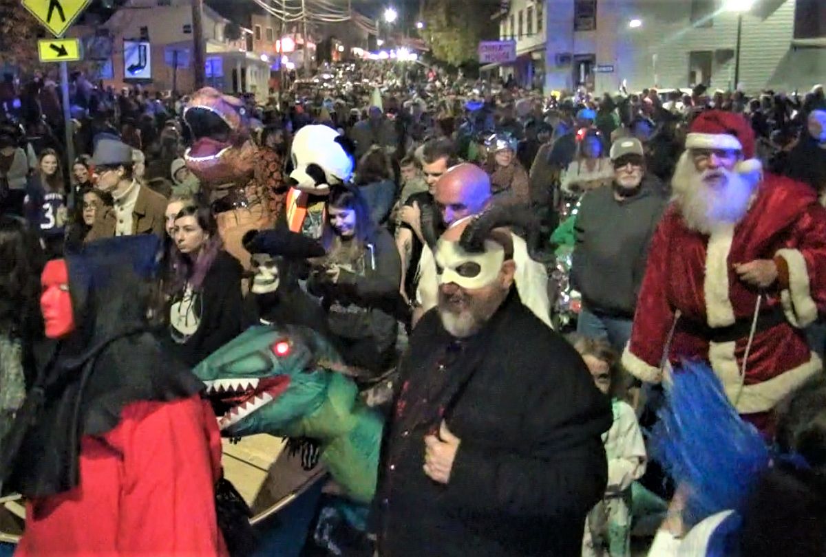 Halloween Parade My son and friends went to the Halloween Parade in