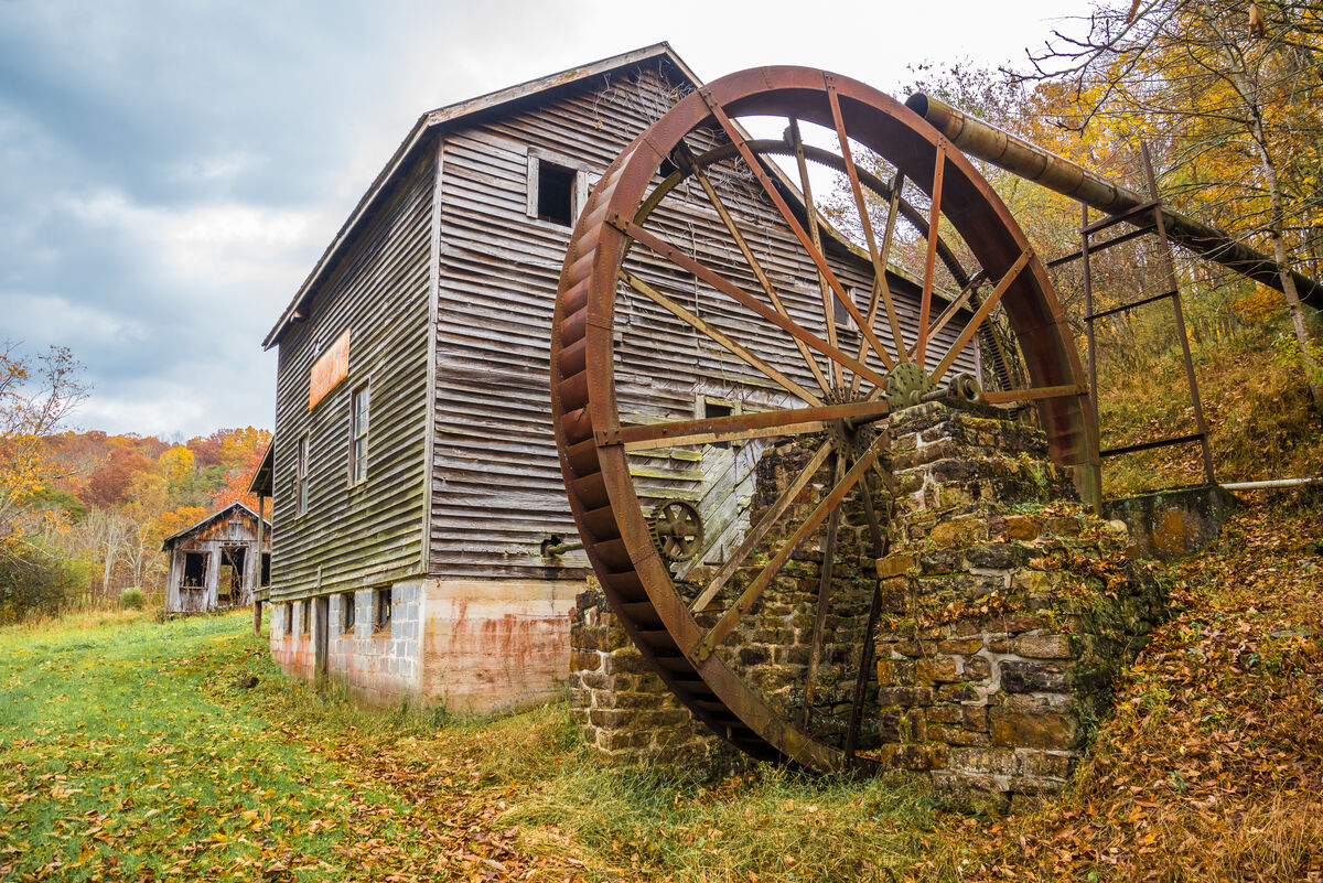 The Big Wheel at McClung's Mill...
