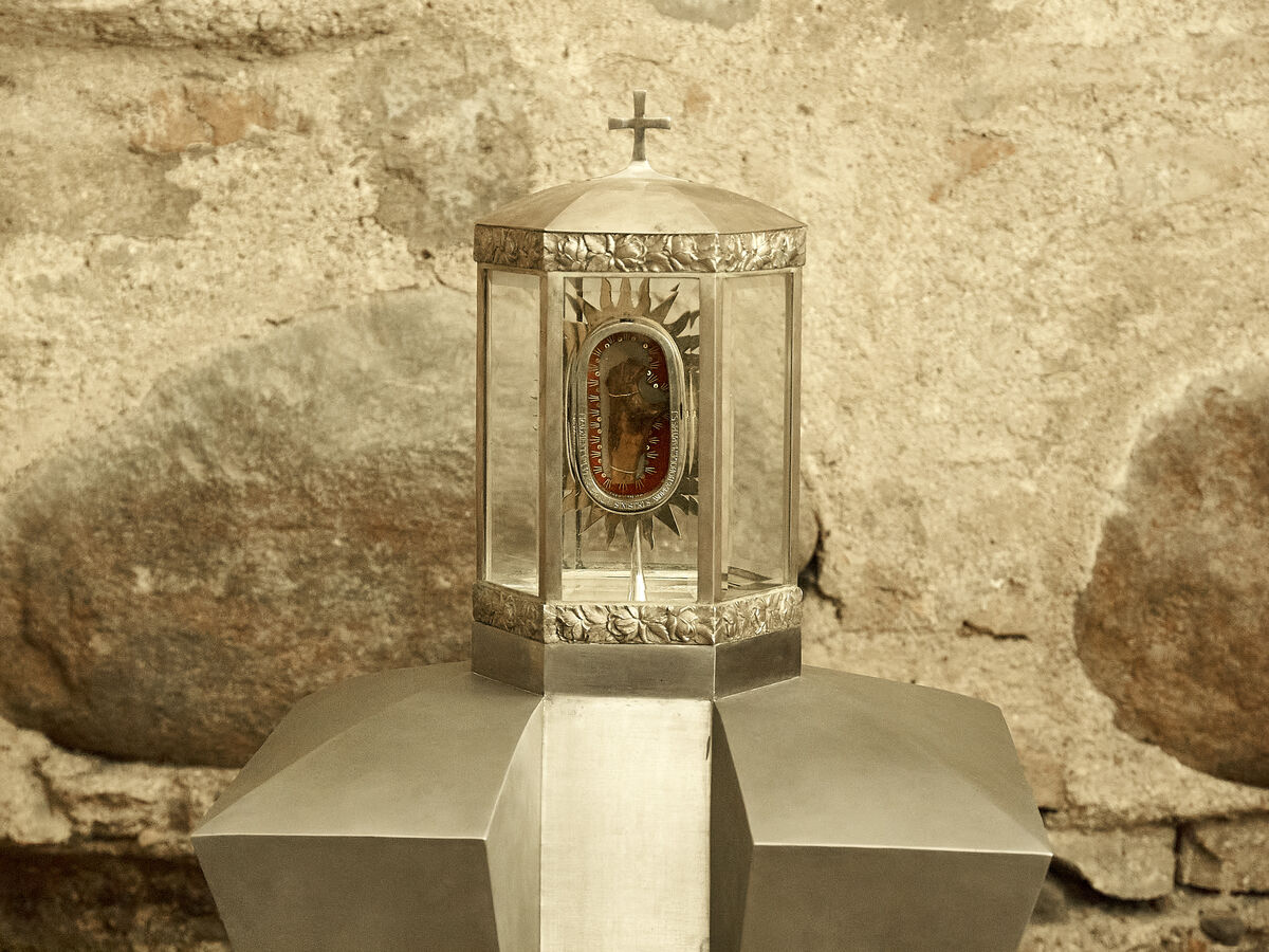 The reliquary of St. Andrew Bobola.  I think it is...