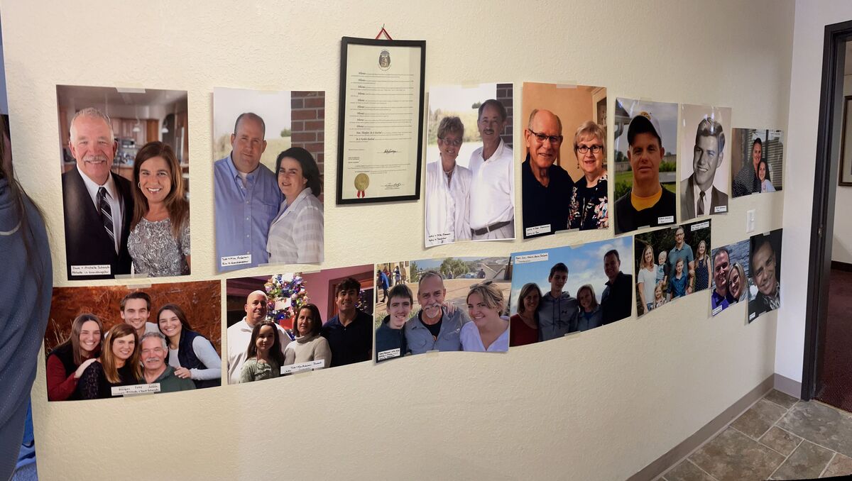 His granddaughter printed 25 13” x 19” photos of f...