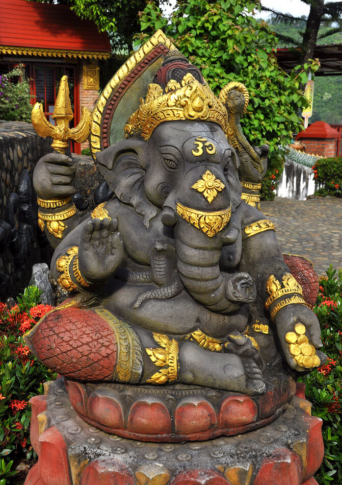 10 - Ganesh, the Elephant god in Hindu mythology...