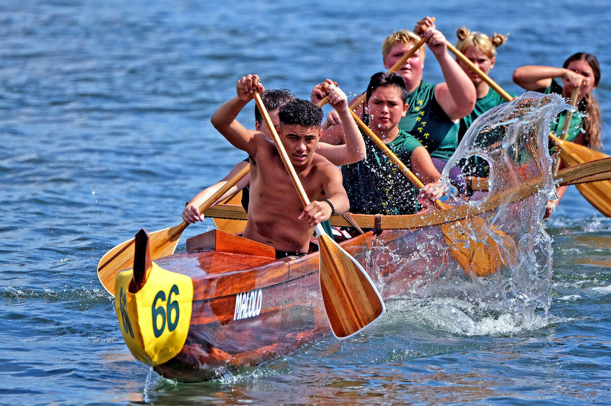 Hilo Bay Canoe Racers Some Shots Of A Couple Of Canoe Racing Crews   T1 860826 Dscf8378 Copy 2 