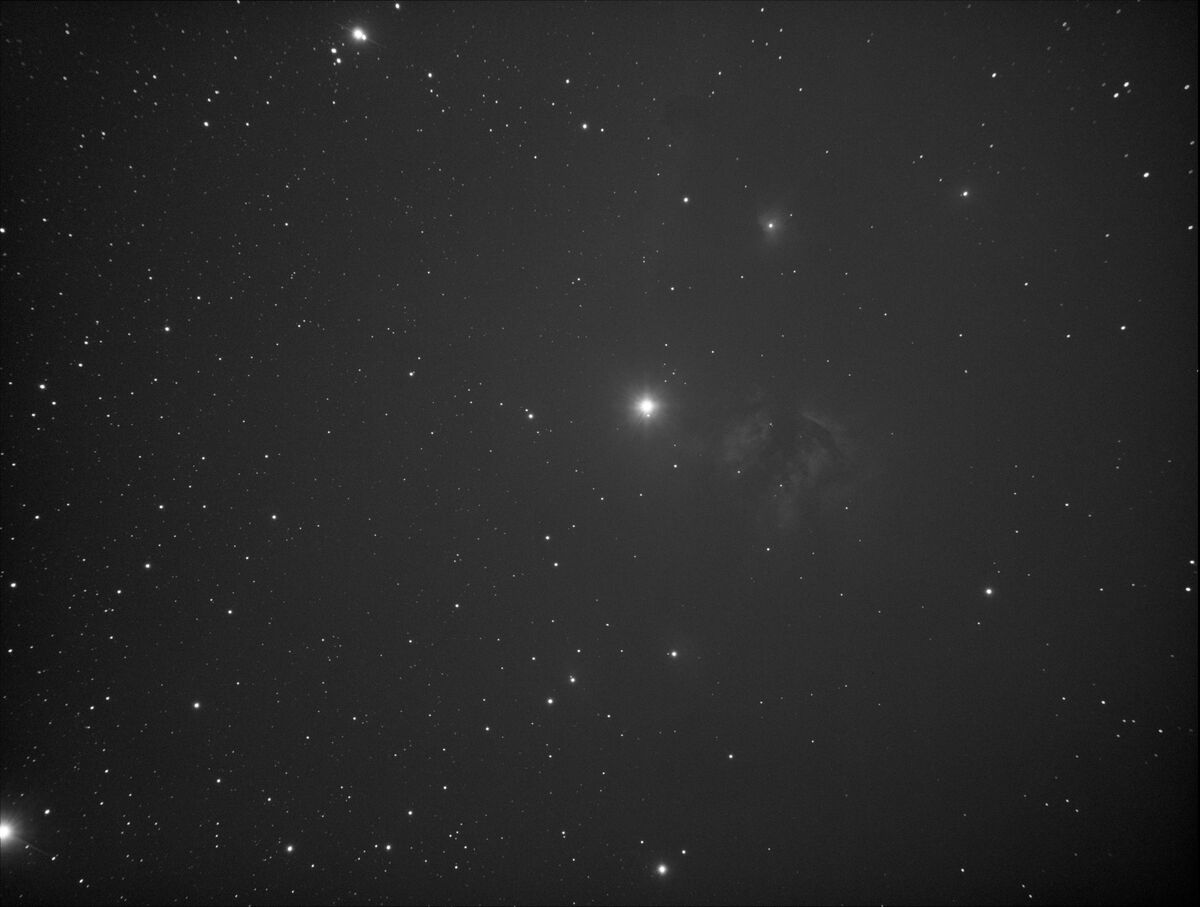 Alnitak - And faint Flame Nebula, and a very faint...