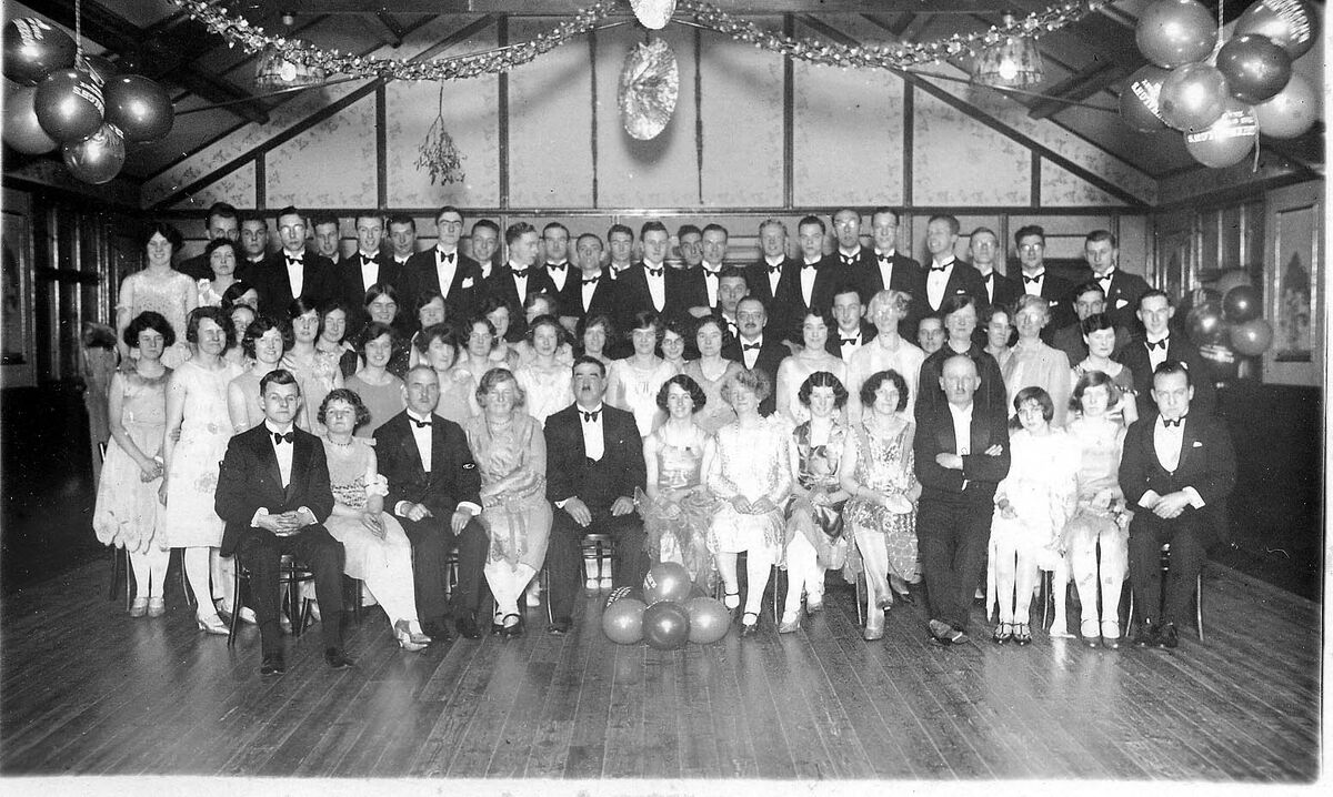 Mum's 21st party, 1929, guests included many of th...