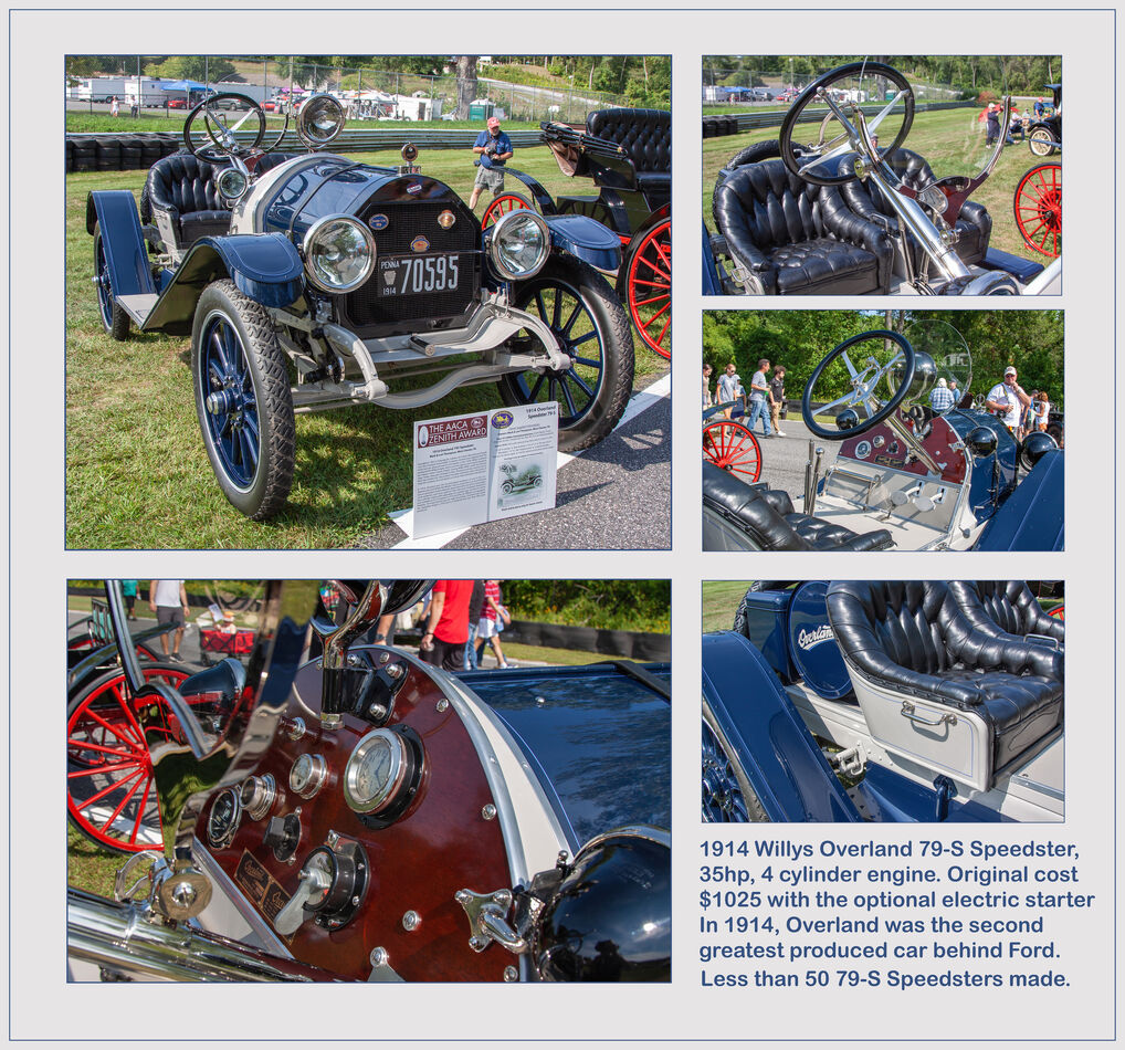 Less than 50 made The 1914 Overland 79S Speedster seen and