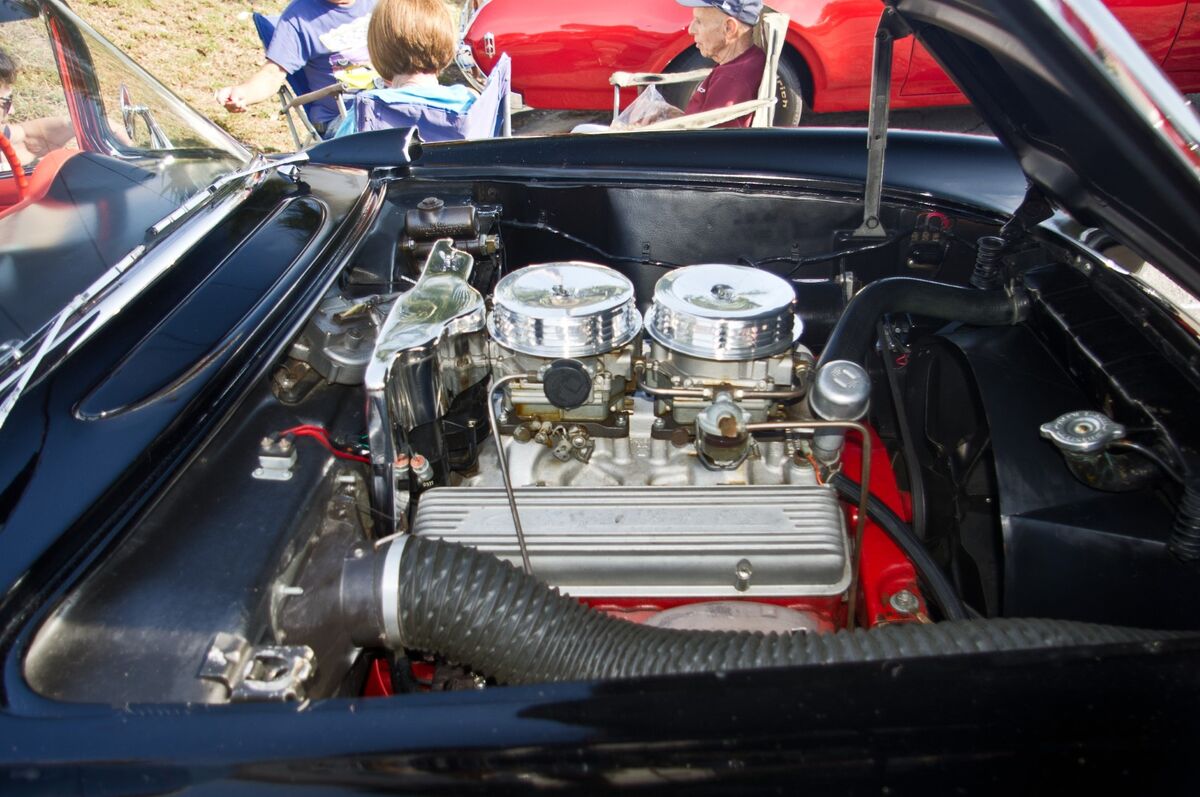 1957 Corvette dual 4 bbl engine...