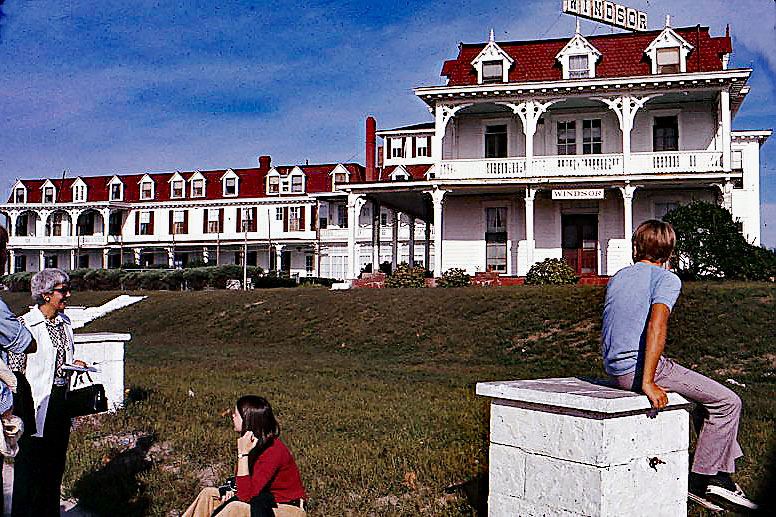 1973 Cape May, NJ  The Windsor Hotel....