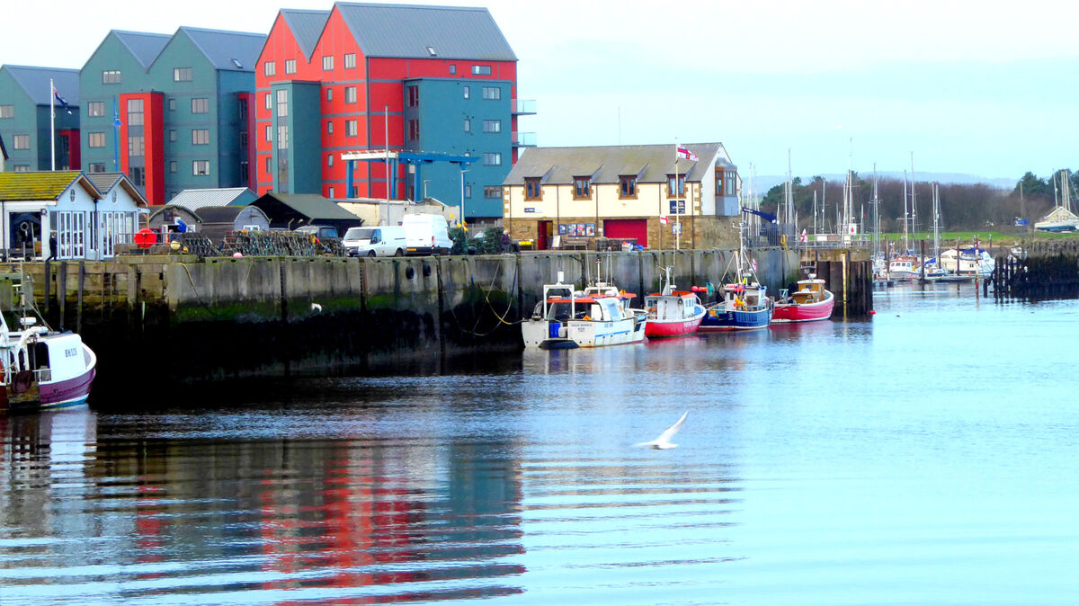 Part of Amble harbour and the Marina...