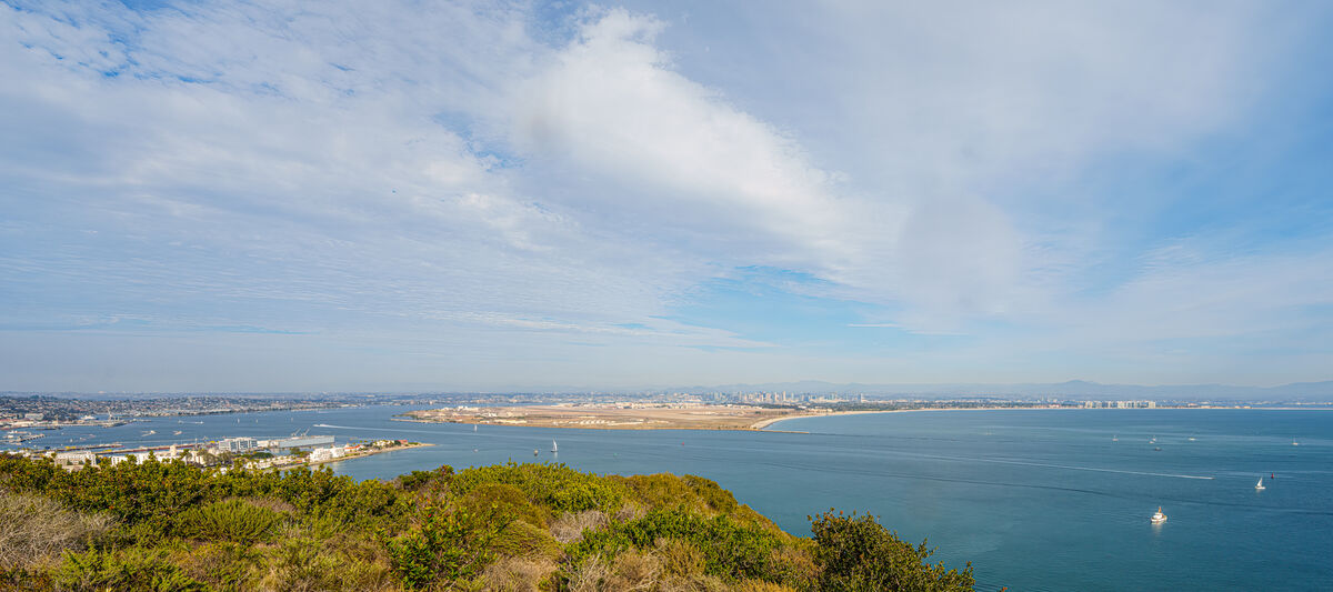 From Cabrillo National Monument Visitors' Center...