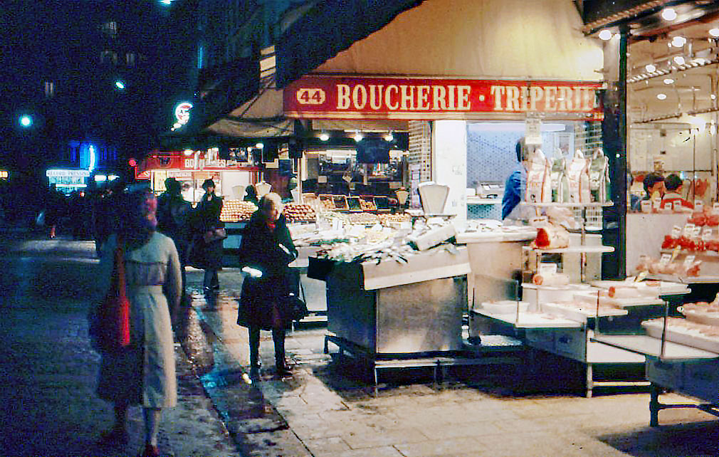 1984: Paris  Market Shopping....