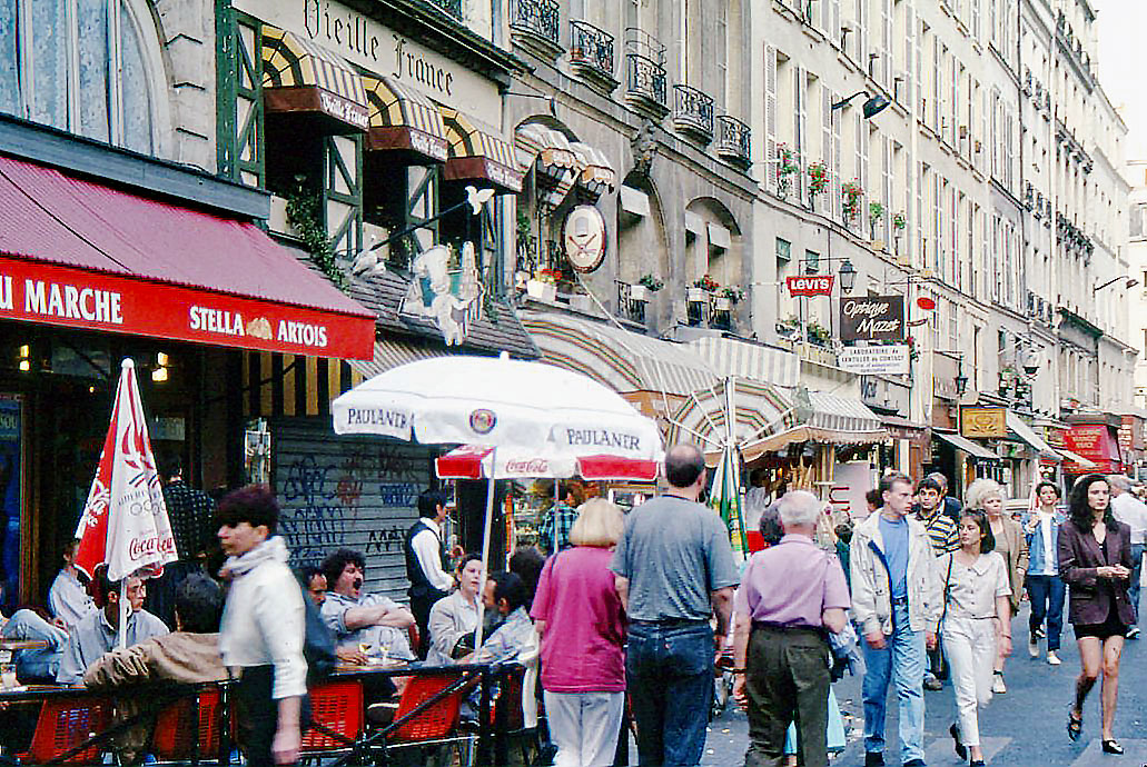 1992: Paris  In the Latin Quarter....