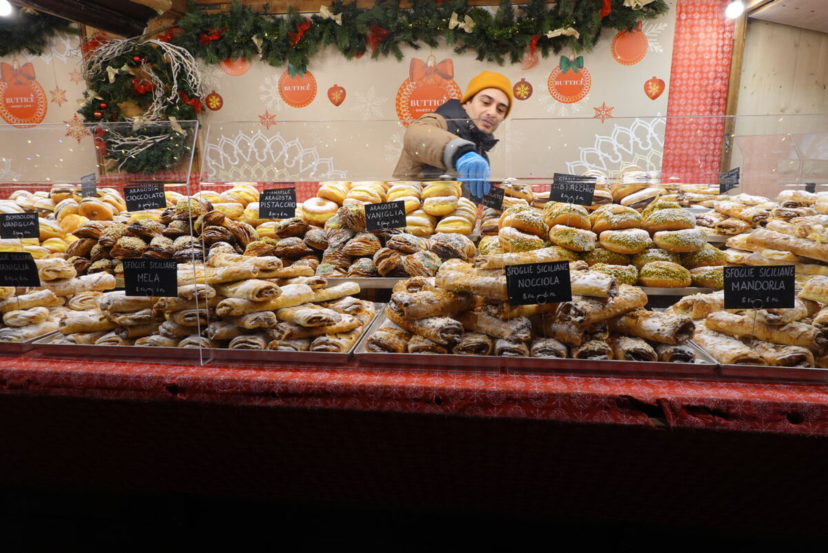 Italian treats at the Montreux Christmas Market...