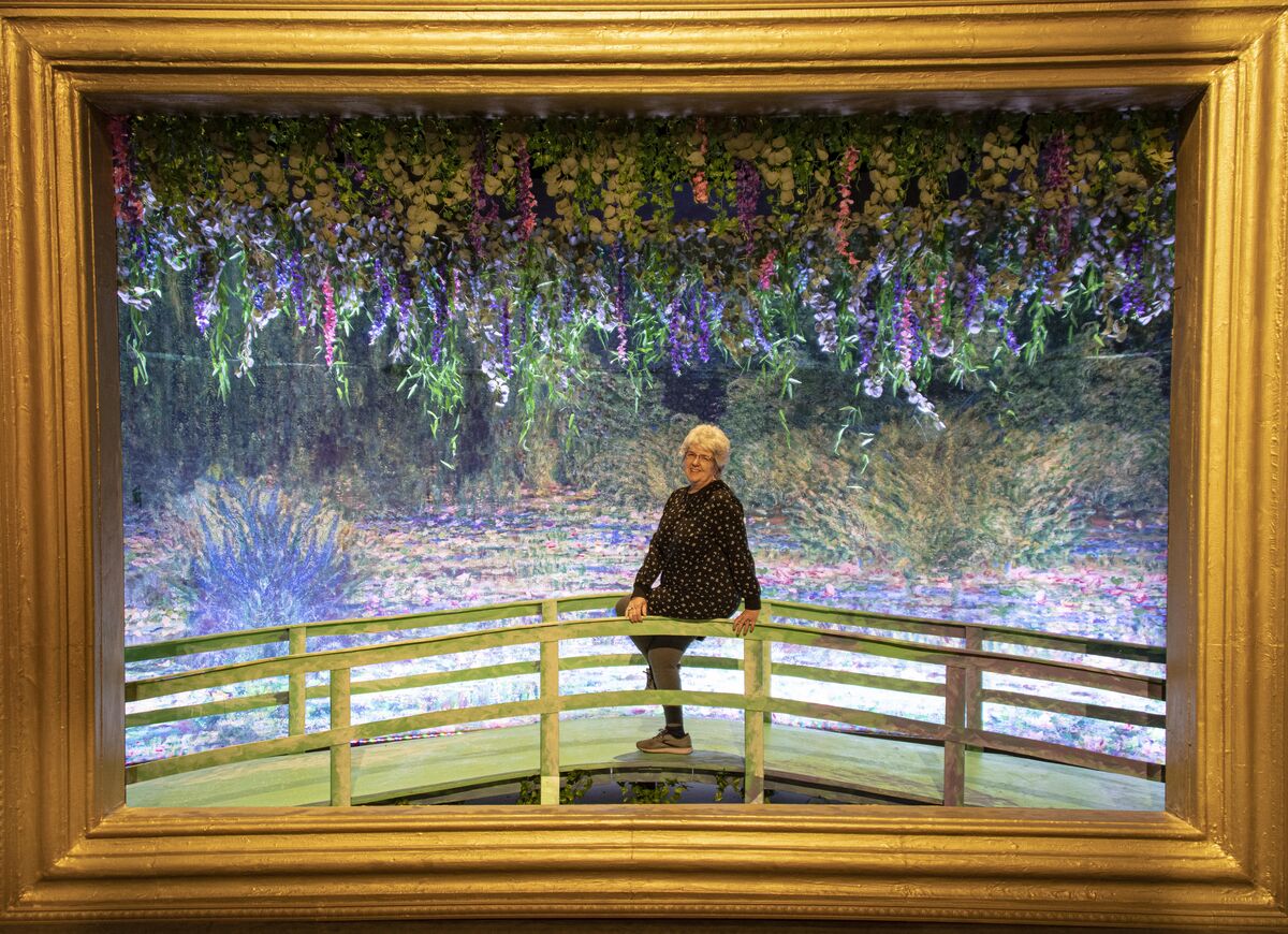 My wife in a Monet painting...