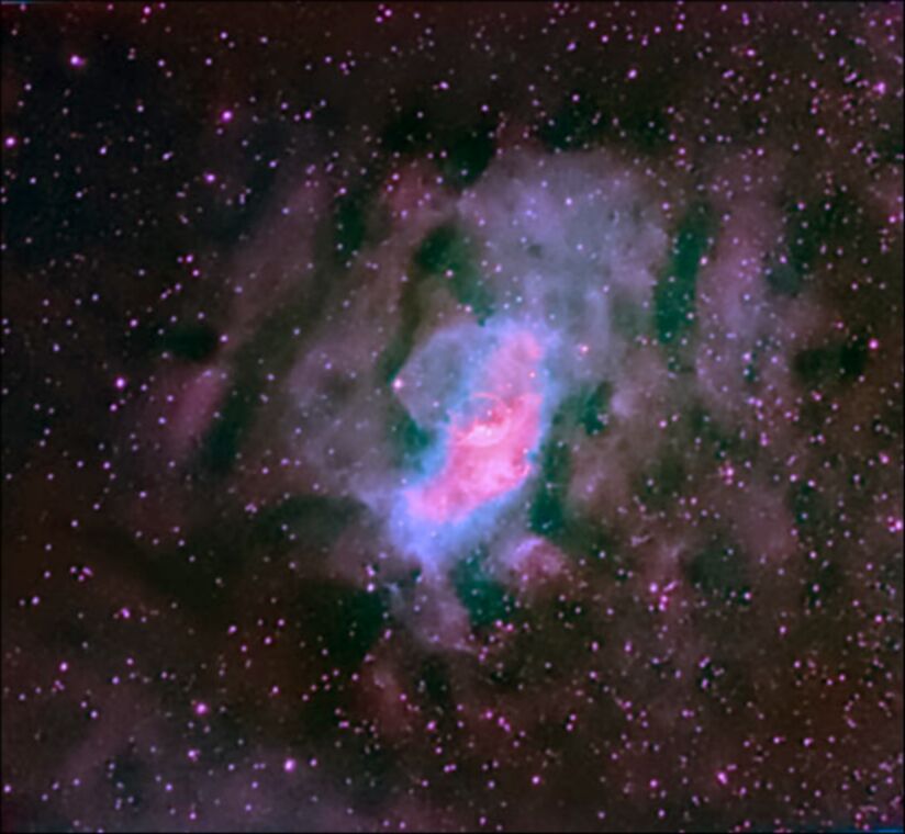 12 hr Bubble nebula RGBhaS203...